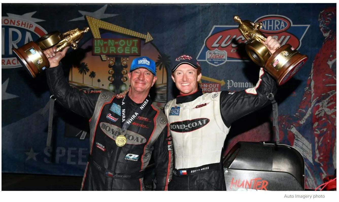 Drag Illustrated Interview: Chad, Hunter Green Look Back On Father-Son Double-Up At NHRA Finals-Boxo USA