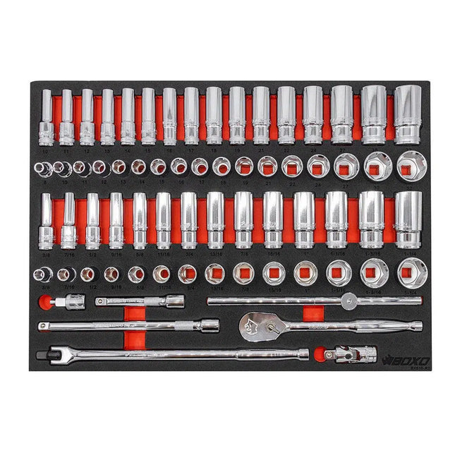 BoxoUSA Metric and SAE Master Tool Set | Elite, 452-Pieces MTS-3