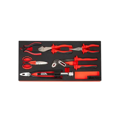 BoxoUSA 103-Piece Metric MotoBox Tool Set for 3-Drawer Hand Carry Box BXE047A-R2
