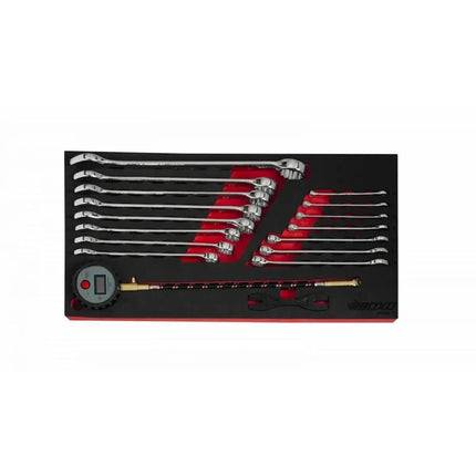 BoxoUSA 103-Piece Metric MotoBox Tool Set for 3-Drawer Hand Carry Box BXE047A-R2