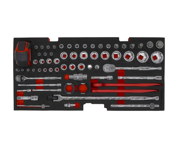 103-Piece Metric MotoBox Tool Set for 3-Drawer Hand Carry Box