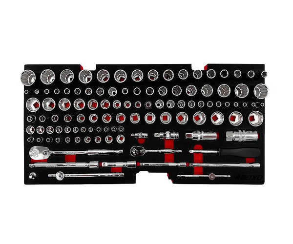 ☆MA-SA☆　6セット BoxoUSA | 159-Piece Metric & SAE Tool Set for 3-Drawer Hand Carry Box