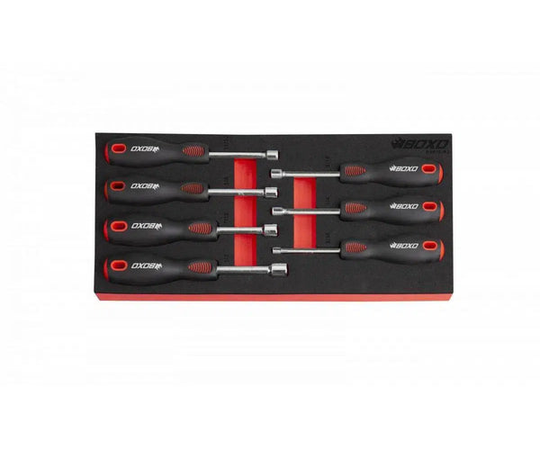 7-Piece SAE Nut Driver Set with Hollow Shank | 1/3rd EVA Foam