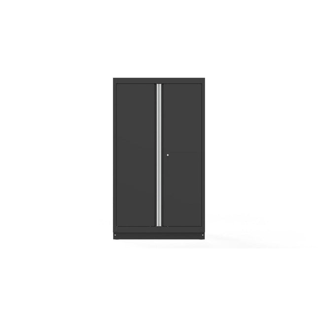 BoxoUSA-OSM Series | 44" x 78" Double-Door Cabinet with Aluminum Handle | Dark Grey-[product_sku]