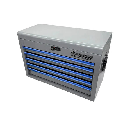 BoxoUSA 238-Piece Metric and SAE Combo 5-Drawer Hand Carry Tool Box ECC26501L-238GY-B