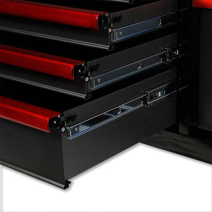 BoxoUSA Pro Series | 45" 11-Drawer Rolling Tool Box UAT450111LM-BK-R