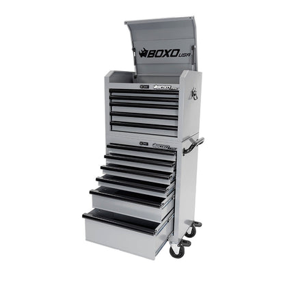 Pro Series | Loaded 26" 11-Drawer Rolling Tool Box | Nardo Grey