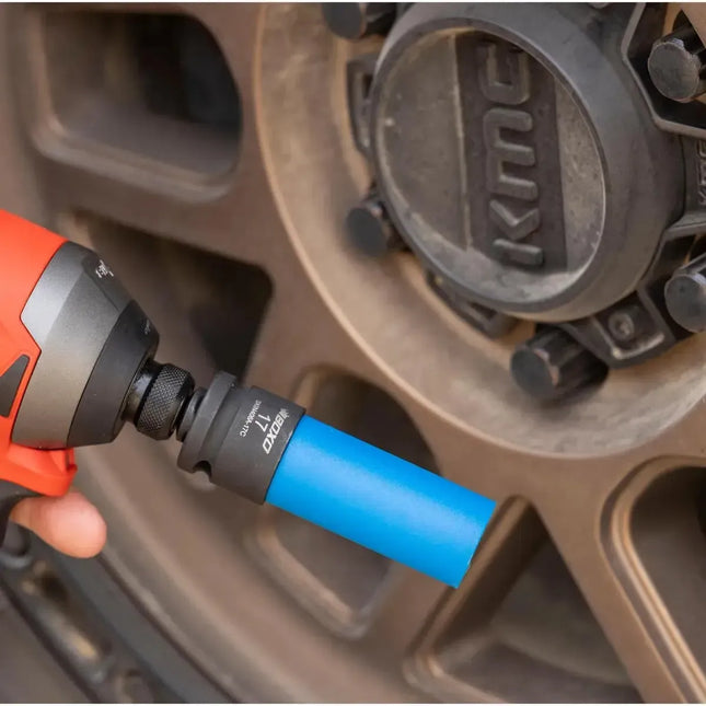 BoxoUSA 3-Piece Impact-Rated Mag Wheel Socket Set with Protective Sleeves SKIN406A-03CBB