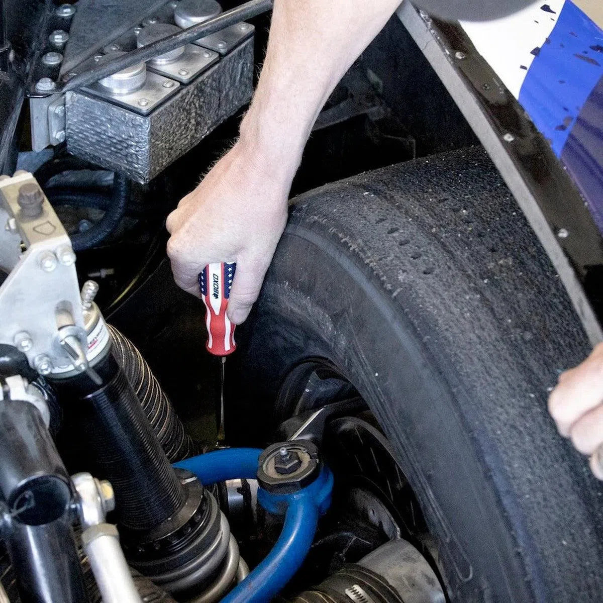 Trucker Bandiera USA Lunch Box Cappello Rigido Cassetta Attrezzi - Foto 9