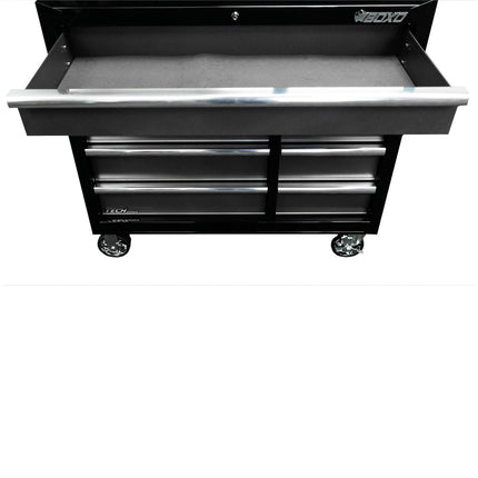 BoxoUSA-Tech Series | 41" 19-Drawer Rolling Tool Box | Black-41TB-BK