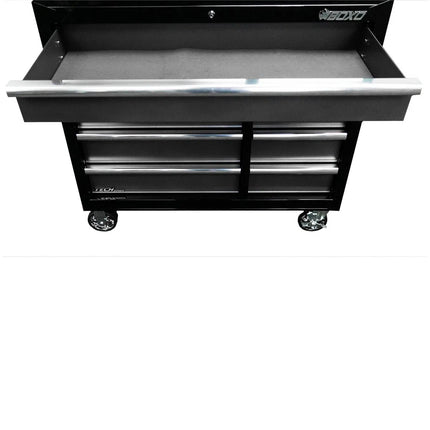 BoxoUSA Tech Series | 41" 19-Drawer Rolling Tool Box | Black 41TB-BK