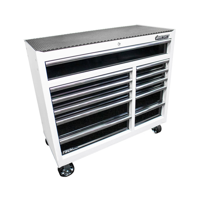 Tech Series | 41" 11-Drawer Rolling Tool Chest | White