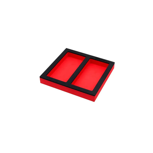 BoxoUSA Square Dual Storage Compartment Tool Box Insert | 1/6 Drawer EVA Foam EVA-BX000-R16