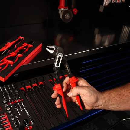 BoxoUSA 6-piece pliers and 10" adjustable wrench set in 1/3 drawer EVA foam (BX043-R), image 7 of 8