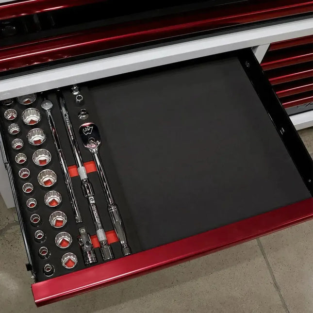 BoxoUSA 29-Piece 1/2" Drive Metric Socket Set | 1/3 Drawer EVA Foam BX235A-R2