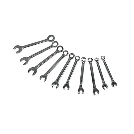BoxoUSA 10-Piece Metric Mini Open Box End Combination Wrench Set | 1/9 Drawer EVA Foam BX364-R2