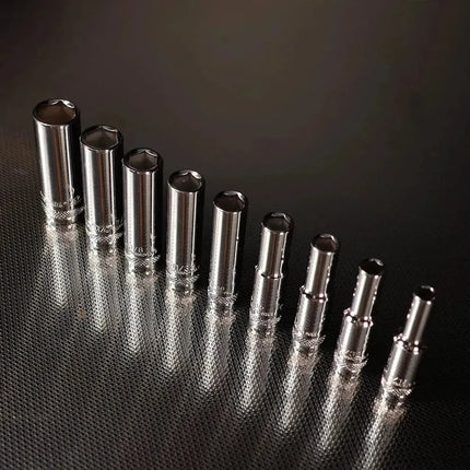 65-Piece 1/4" Drive SAE 6-Point Socket Set | 1/3rd EVA Foam