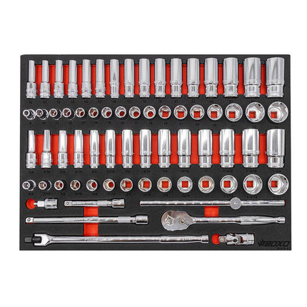 BoxoUSA-452-Piece Metric and SAE Superior Master EVA Foam Tool Set-MTS-3