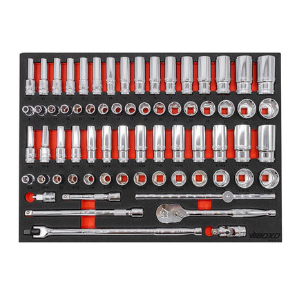 BoxoUSA Superior Master Tool Set | 452-Piece Metric and SAE Master EVA Foam Tool Set MTS-3