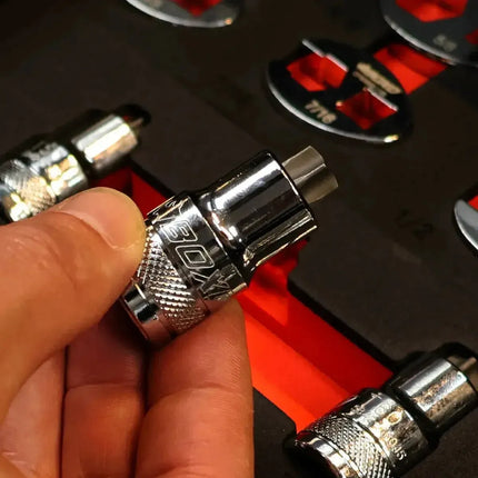 BoxoUSA 6-piece 1/2" Drive Torx Bit Socket Set | 1/9 Drawer EVA Foam BX890-R2