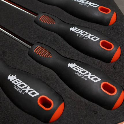 BoxoUSA 9-Piece Hook and Hose Removal Set | 2/3 Drawer EVA Foam BX915-R