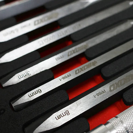 BoxoUSA 17-Piece Punch & Chisel Set BX916-R