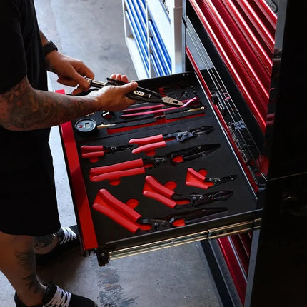 BoxoUSA 21-Piece Specialty Moto Tool Set | 1/3 Drawer EVA Foam BX936-R