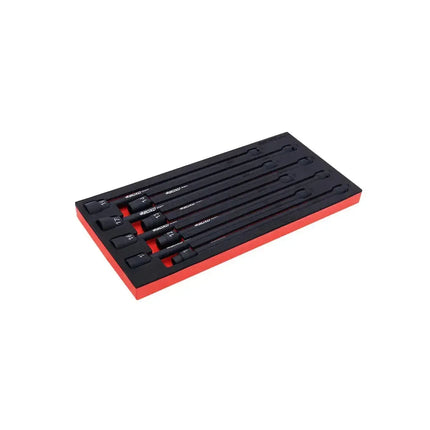 BoxoUSA 8-Piece 3/8" Drive Metric Universal Impact Extension Socket Set | 1/3 Drawer EVA Foam BX947-R