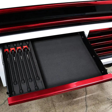 BoxoUSA 8-Piece 3/8" Drive Metric Universal Impact Extension Socket Set | 1/3 Drawer EVA Foam BX947-R