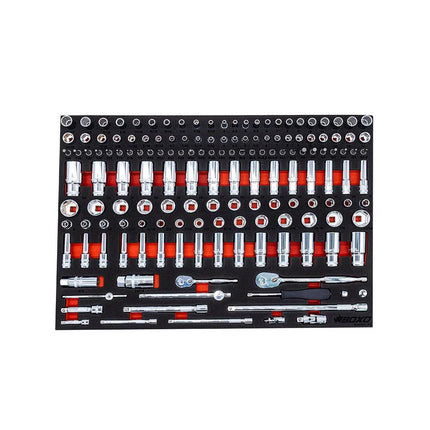 BoxoUSA Pro Series | Loaded 72" 14-Drawer Rolling Tool Box 72BM-BK-R2
