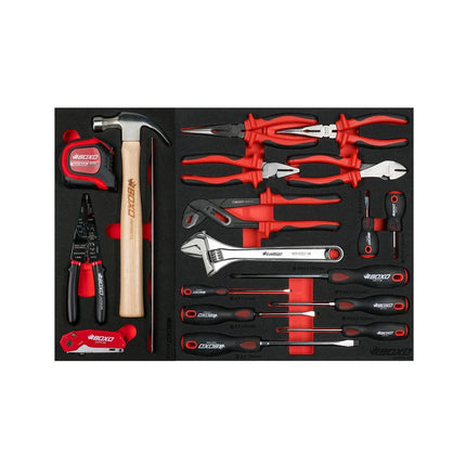 BoxoUSA 222-Piece Metric and SAE Master Tool Set | 6-Point Shallow & 12-Point Deep Sockets BXE005C-R2