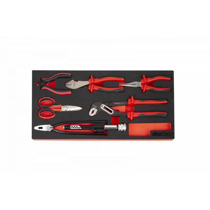 BoxoUSA 103-Piece Metric MotoBox Tool Set for 3-Drawer Hand Carry Box BXE047-R2