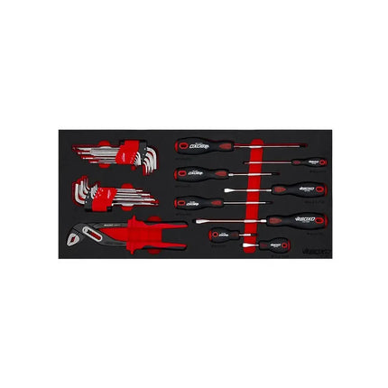 BoxoUSA UTV Box | 190-Piece Metric and SAE UTV Tool Set with 5-Drawer Hand Carry Tool Box UTVBX-BK-BK