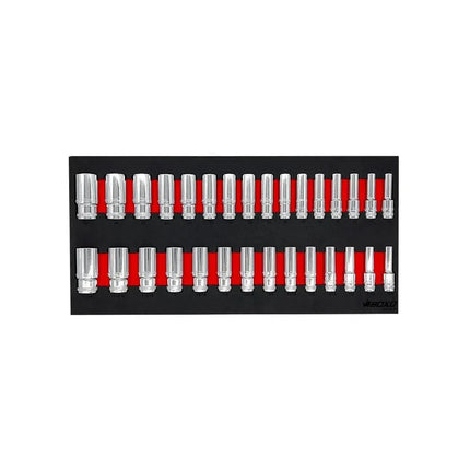 BoxoUSA UTV Box Pro | 258-Piece Metric and SAE UTV Tool Set with 5-Drawer Hand Carry Tool Box UTVBXPRO-BK-BK