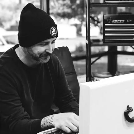 BoxoUSA BoxoUSA Rhino Badge Beanie - Black BXKB-BKP