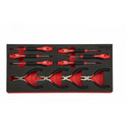 BoxoUSA 10-Piece Precision Screwdriver & Mini Plier Set | 1/3rd EVA Foam BX012-R