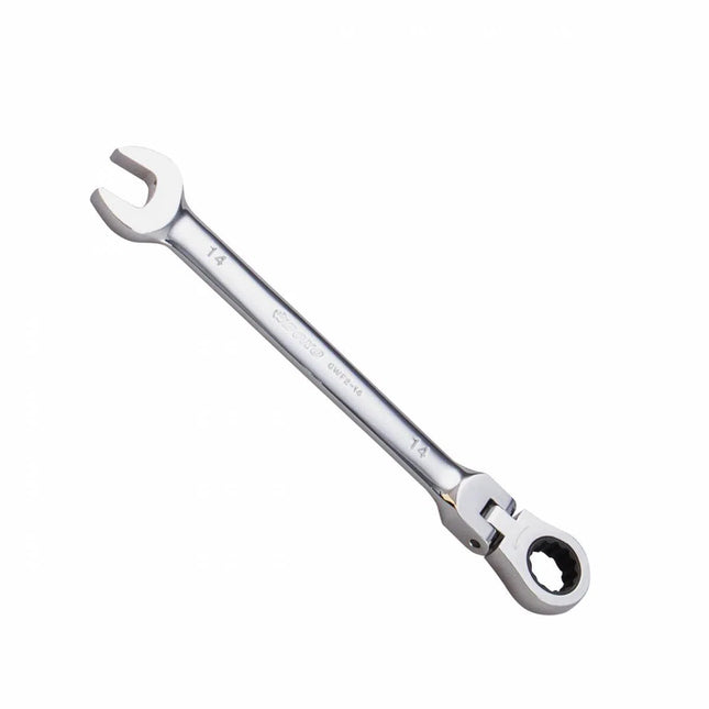 BoxoUSA 10mm Metric Combination Ratcheting Wrench with Flex Head GWF2-10