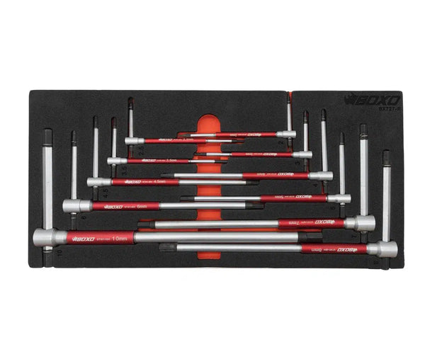 11-Piece 3-Way Metric Socket T-Handle Wrench Set | 1/3rd EVA Foam