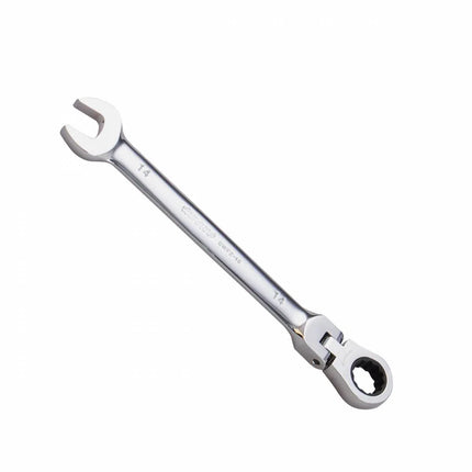 BoxoUSA 11/16" SAE Combination Ratcheting Wrench with Flex Head GWF2-17S