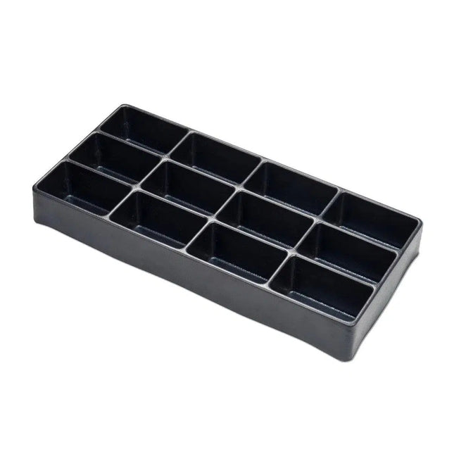 BoxoUSA 12-Section Plastic Drawer Divider | 1/3 Drawer EF-BXP000-9