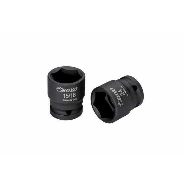 BoxoUSA 12mm 1/2" Drive 6-Point Impact Socket SKI4060-012