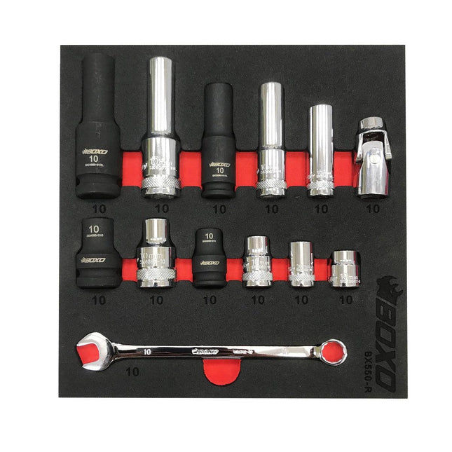 BoxoUSA-13-Piece 10mm Rescue Tool Kit | 1/6th EVA Foam-BX550-R