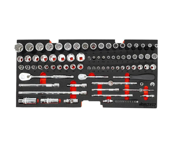 133-Piece, 6 and 12-Point, Metric Tool Set for 3-Drawer Hand Carry 133-Piece, 6 and 12-Point, Metric Tool Set for 3-Drawer Hand Carry