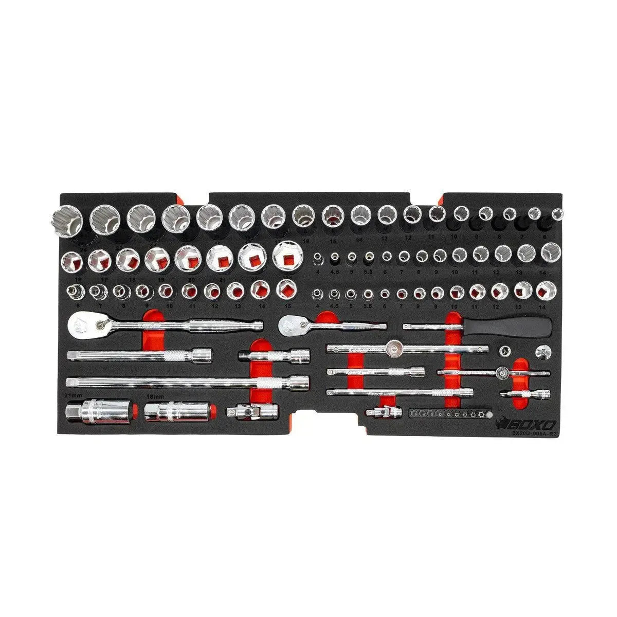 133-Piece, 6 and 12-Point, Metric Tool Set for 3-Drawer Hand Carry 133-Piece, 6 and 12-Point, Metric Tool Set for 3-Drawer Hand Carry