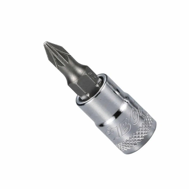 BoxoUSA 1/4" Drive Pozi Bit Socket PZ0 w/ Mirror Finish SB22-PZ037