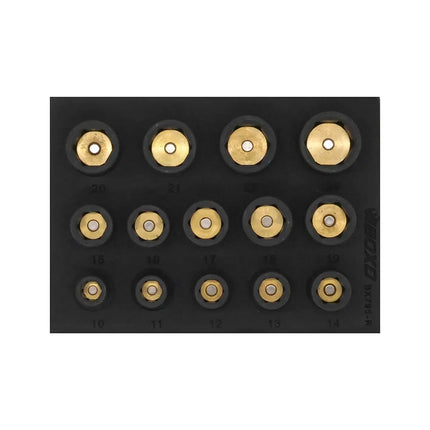 BoxoUSA 14-Piece 1/2" Drive 6-Point Impact Magnetic Socket Set | 1/9 Drawer EVA Foam BX795-R