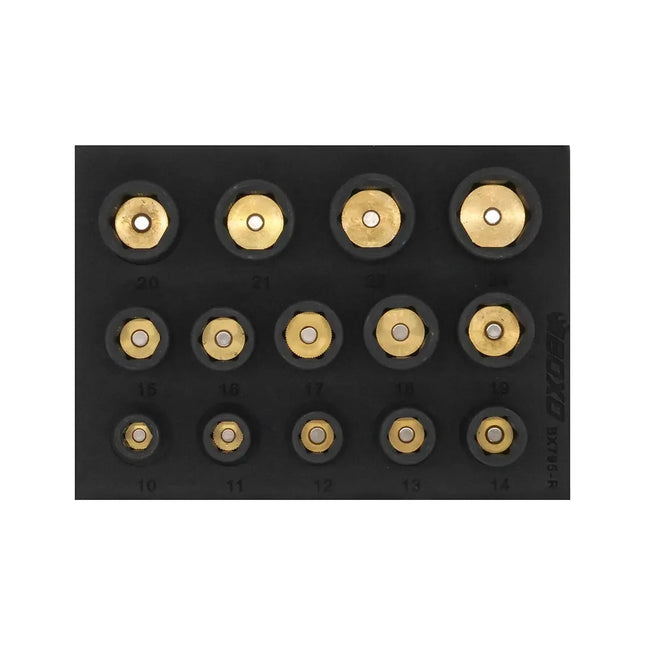 BoxoUSA 14-Piece 1/2" Drive 6-Point Impact Magnetic Socket Set | 1/9 Drawer EVA Foam BX795-R