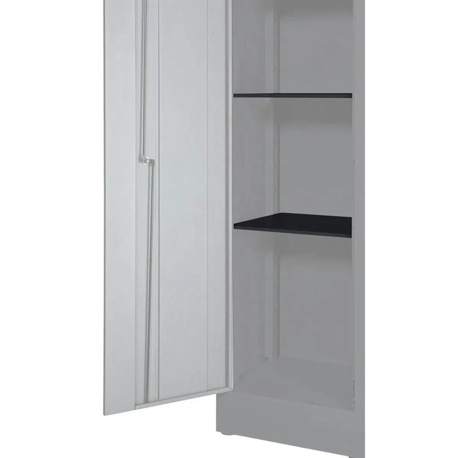 BoxoUSA 2 Shelves for 24" Tall Cabinet MST240001DG2 (2-Piece), Dark Grey P-MST-03DG2