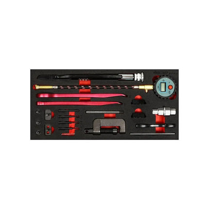 BoxoUSA 21-Piece Specialty Moto Tool Set | 1/3 Drawer EVA Foam BX936-R