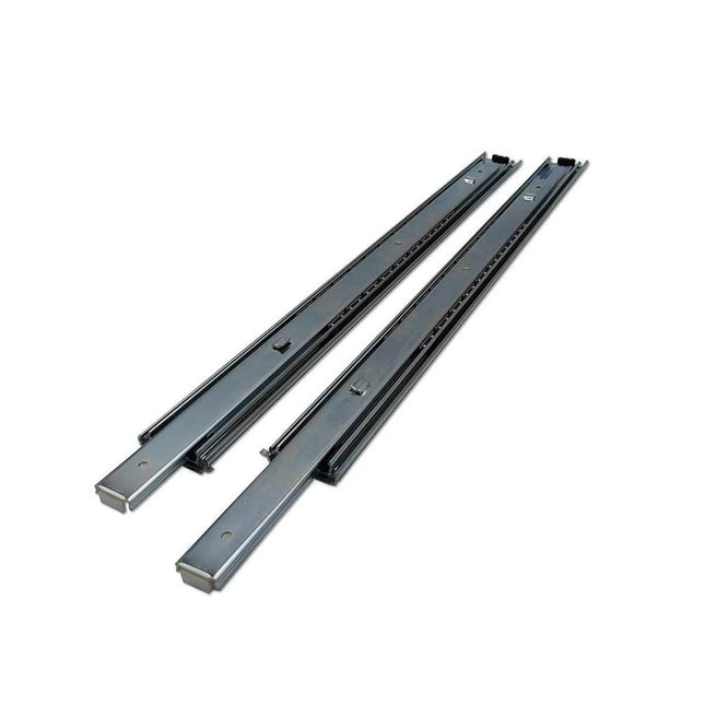 BoxoUSA 22" L x 1-3/4" H Auto Return Ball Bearing Drawer Slider (2 pk) P-SD-2245